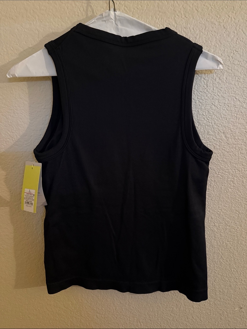 all in motion Black Ribbed Sleeveless Tank Top - Picture 2 of 2